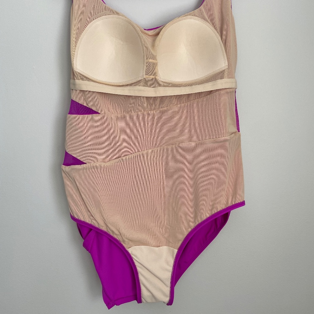 Swimdress with Mesh Cut Outs - Picture 7 of 7